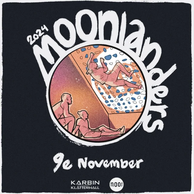 Moonlanders Karbin 2024
(Sista anmälningsdag 4:e nov!)  Kom och tävla!  Tävlingen startar kl 17:00 så var på plats i god tid!  Gör ert bästa på vår MoonBoard med de “nya” 2024 greppen och få en chans att vinna diverse priser från Moon!
Karbin är det enda klättergymet i Stockholm med Moons 2024 grepp så det här är ett perfekt tillfälle att komma och testa dem.
Den 9:e november smäller det och för att få vara med måste man hitta en partner som man kan tävla med.
Skriv upp er i formuläret som finns i vår bio och swisha avgiften till oss så är ni med!  #bouldering #boulders #moonclimbing #karbinklätterhall #klättring