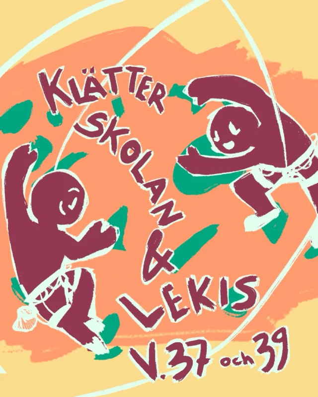 Vi välkomnar tillbaka erfarna såväl som nya till Klätterskolan och Klätterlekis!🍁  Höstterminen för Klätterskolan och Klätterlekis sätter fart v.37(klätterskolan) samt v.39! (Klätterlekis) 🍁🍂